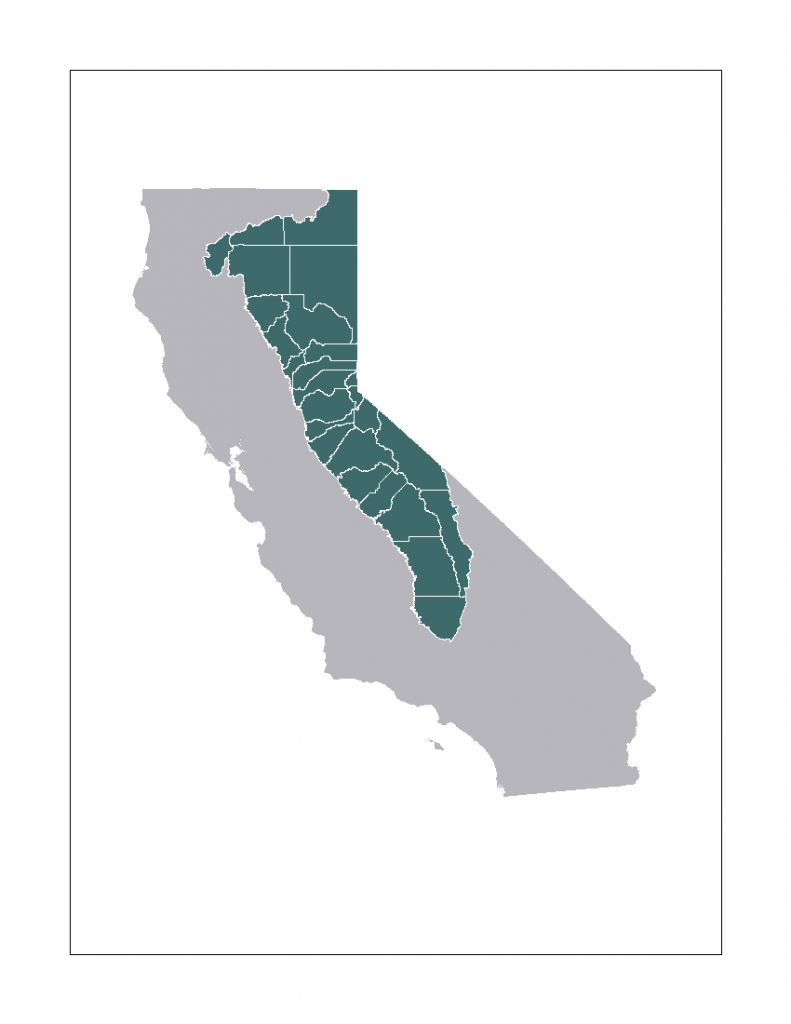 sierra nevada map